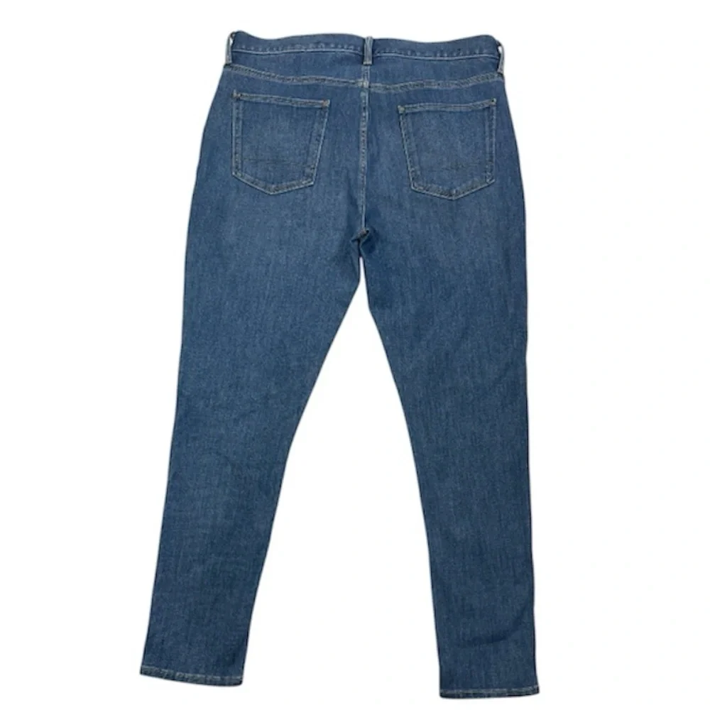 Banana Republic Men Travel Stretch Skinny Jeans Comfort Mid Blue Wash Size 34x30